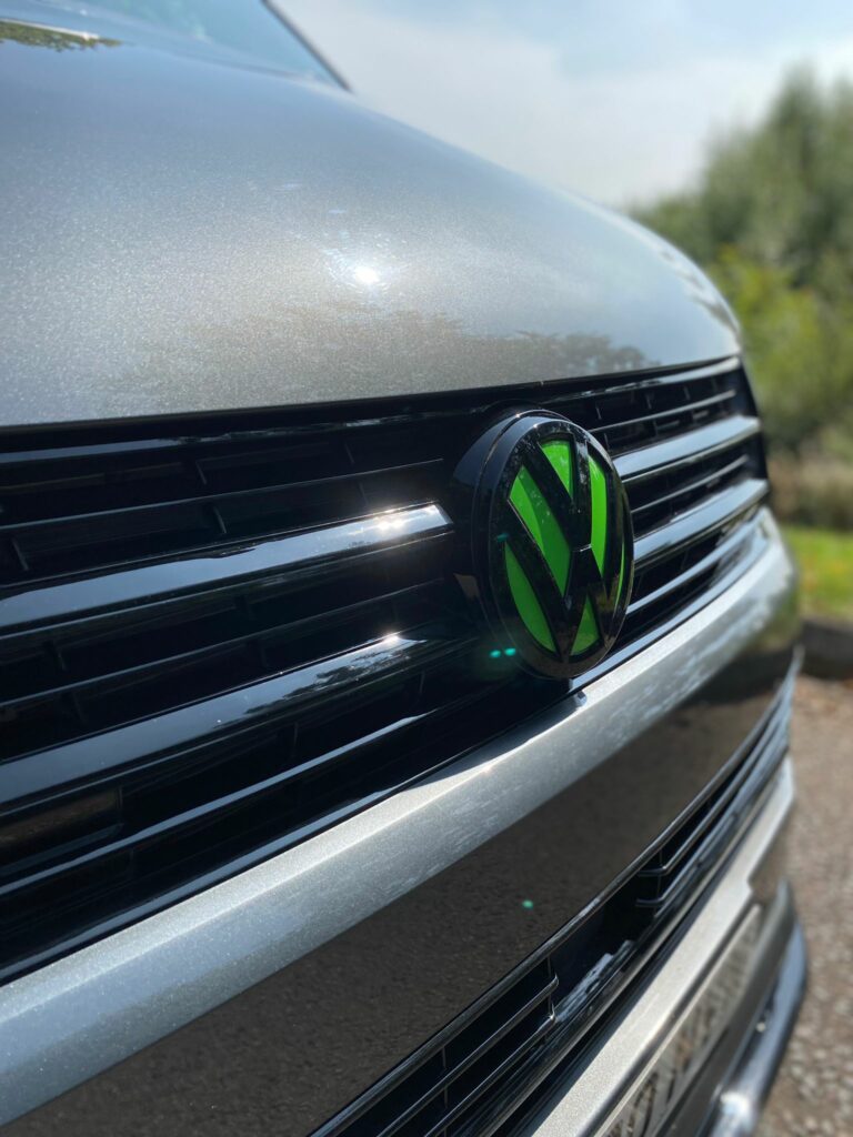 close up of VW transporter grill